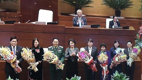 Hai nam, ba nữ chủ nhiệm ủy ban mới của Quốc hội