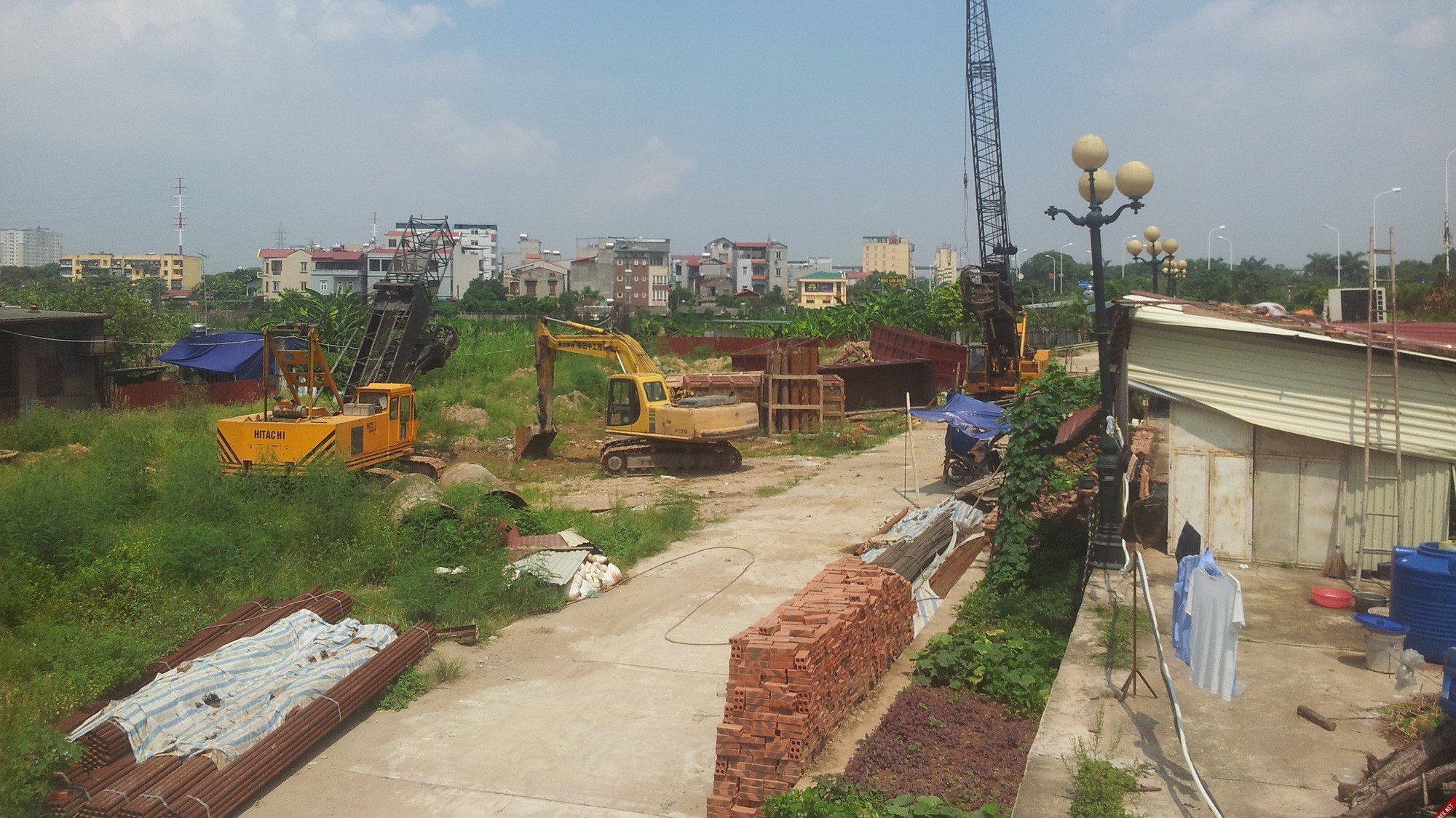 Dự án Phú Thượng của Tập đoàn Đại Châu vẫn còn dang dở sau 6 năm (ảnh chụp năm 2016).