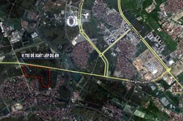 Khu đất được phê duyệt sẽ xây khu đô thị Tây Mỗ - Đại Mỗ.