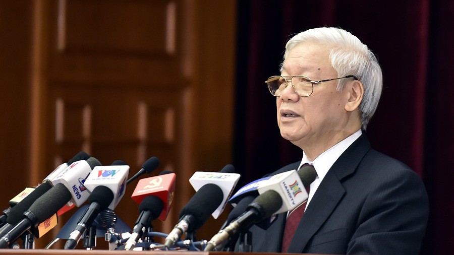 Tổng bí thư phát biểu bế mạc hội nghị Trung ương 7 