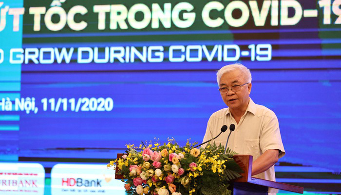 Ông Chử Văn Lâm - Tổng biên tập Tạp chí Kinh tế Việt Nam - Ảnh: Chu Xuân Khoa.