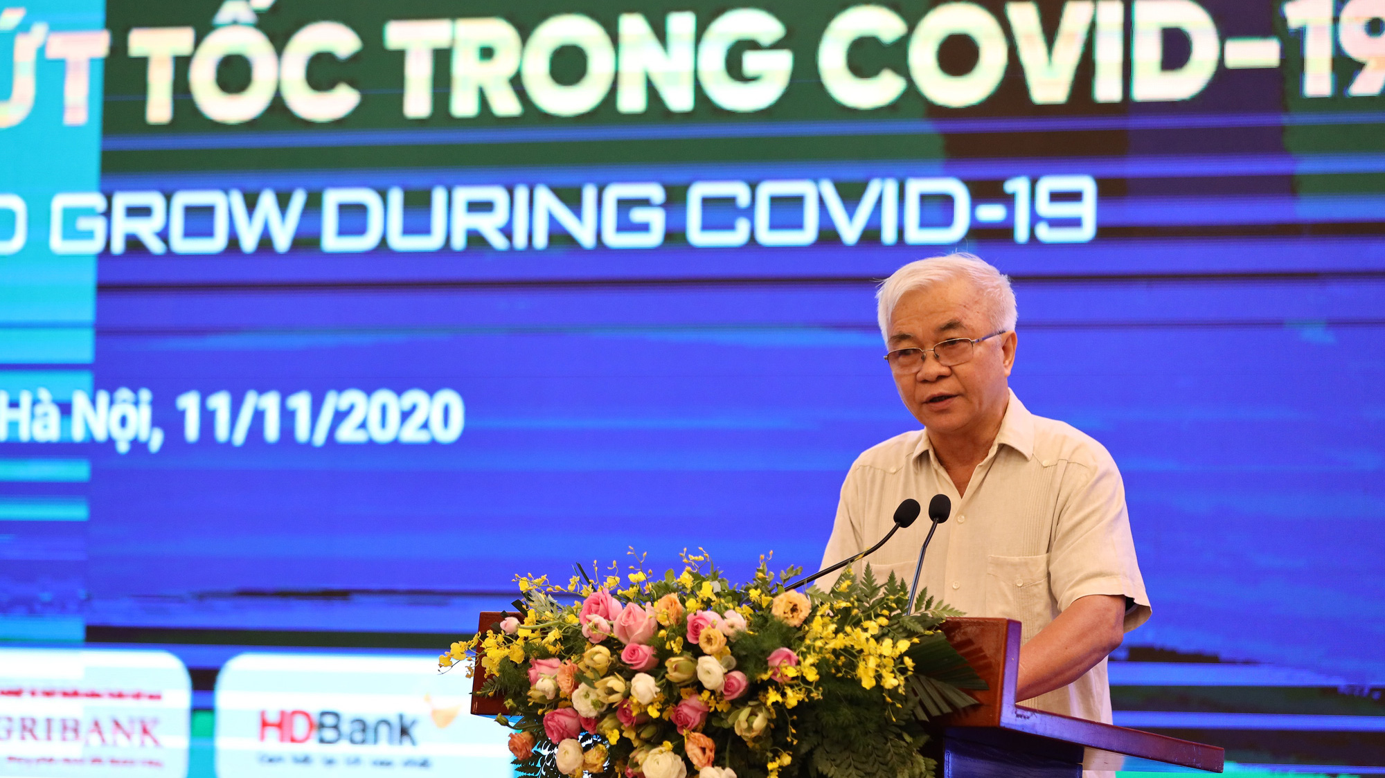 Ông Chử Văn Lâm - Tổng biên tập Tạp chí Kinh tế Việt Nam - Ảnh: Chu Xuân Khoa.