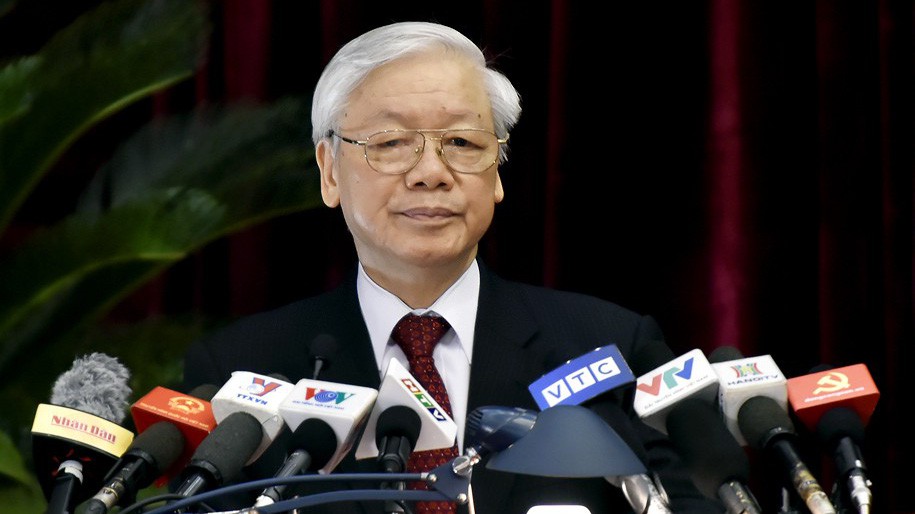 Tổng bí thư Nguyễn Phú Trọng phát biểu khai mạc hội nghị - Ảnh: VPG.