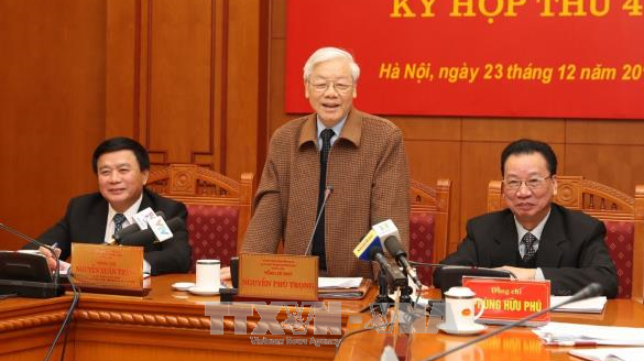 Tổng bí thư phát biểu tại phiên họp của Hội đồng lý luận Trung ương.