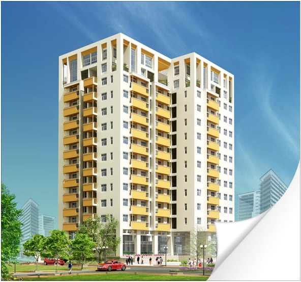 Phối cảnh dự án chung cư TDH - Phước Bình.