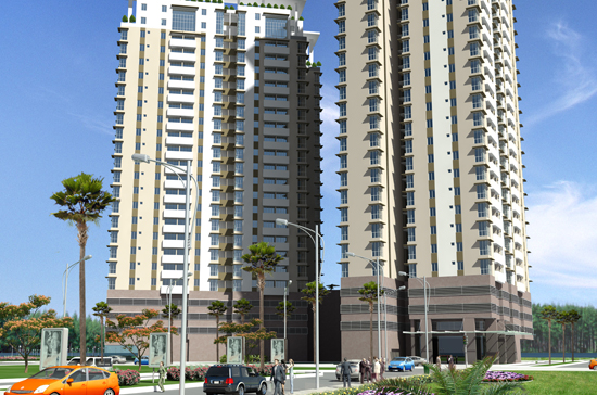 Phối cảnh tổng thể dự án TD Lakeside.