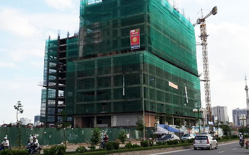 Hiện dự án Tây Hà Tower đang xây đến tầng 13.<br>