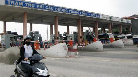 Trạm thu phí BOT Bắc Thăng Long - Nội Bài.