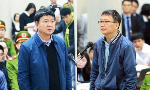 Tuyên án bị cáo Đinh La Thăng 13 năm tù, Trịnh Xuân Thanh chung thân