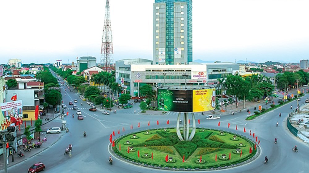 Một góc thành phố Hà Tĩnh.