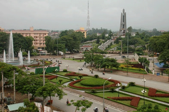 Trung tâm thành phố Thái Nguyên- Ảnh: Thế Hà.