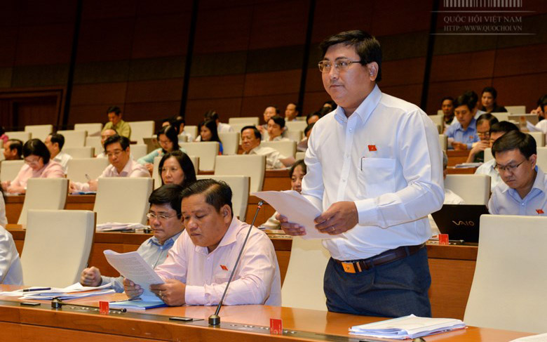 Một phiên thảo luận của Quốc hội khoá 14.