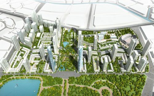 Phối cảnh dự án The Manor Park City.<br>