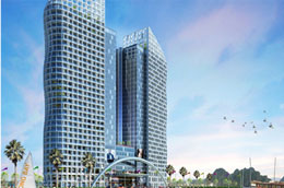 Phối cảnh dự án The Bay View Towers.