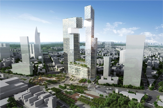 Dự án The One được động thổ vào ngày 27/4 trên khu đất có diện tích 8.600 m2, nằm tại trung tâm Tp.HCM.