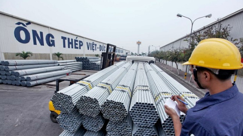 Thép Việt xuất khẩu sang Mỹ đối diện với nguy cơ bị áp thuế cao hơn. Ảnh minh hoạ