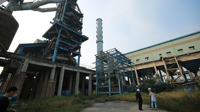 Dự án mở rộng nhà máy gang thép Thái Nguyên đắp chiếu