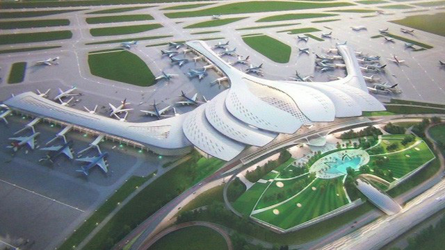 Dự án đầu tư xây dựng Cảng hàng không quốc tế Long Thành giai đoạn 1 có tổng mức đầu tư khoảng 109.111 tỷ đồng - Ảnh: VGP