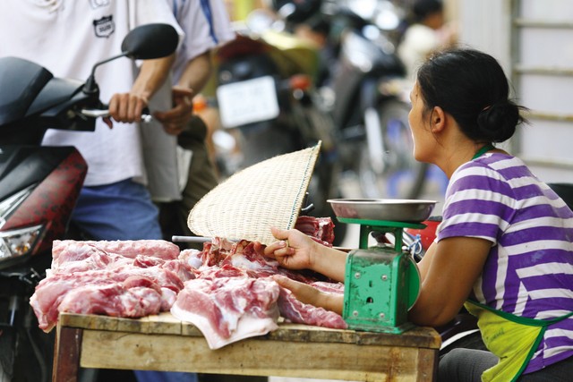 Lợn hơi đã tăng giá sau cuộc giải cứu.