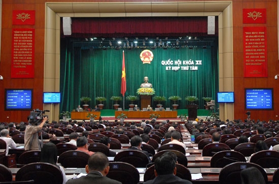 Quốc hội đã thông qua nhiều dự án luật tại kỳ họp thứ tám.