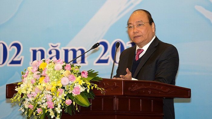 Thủ tướng tại Hội nghị Tham tán thương mại năm 2018. 