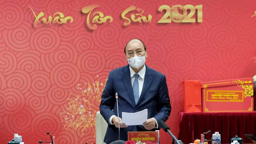 Thủ tướng Chính phủ tại cuộc gặp mặt với Bộ Y tế chiều 9/2. Ảnh - Trần Minh. 