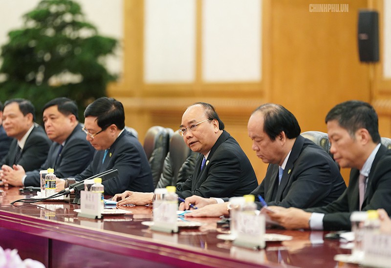 Thủ tướng hội kiến Tổng bí thư, Chủ tịch nước Trung Quốc Tập Cận Bình - Ảnh 3.