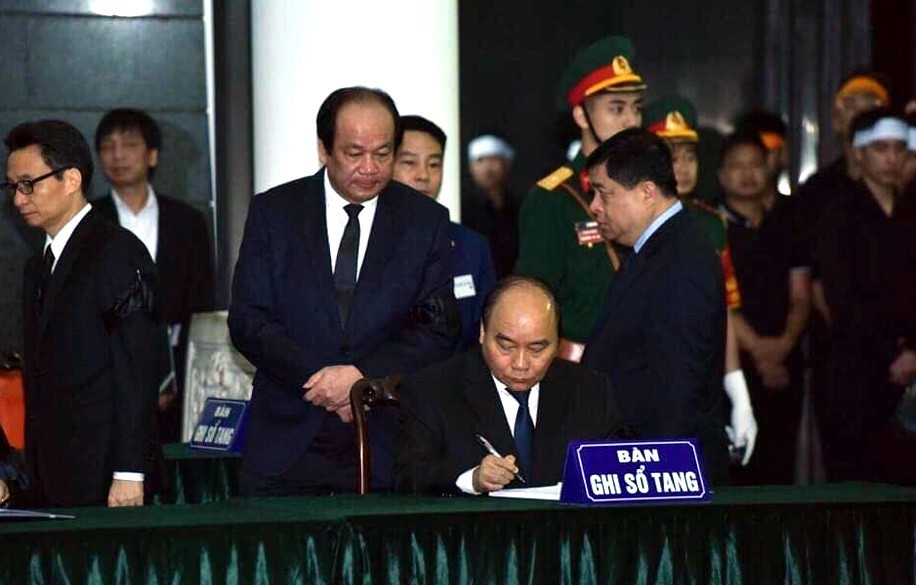 Lễ viếng nguyên Chủ tịch nước Lê Đức Anh - Ảnh 9.