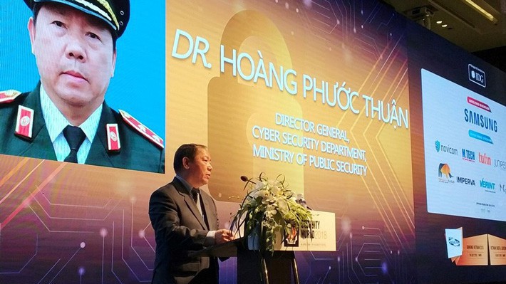 Trung tướng Hoàng Phước Thuận, Cục trưởng Cục An ninh mạng (Bộ Công an) - Ảnh: Đ.Hiệp.
