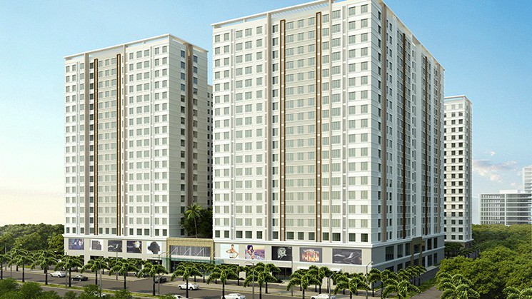 Dự án Topaz Home ở phường Tân Thới Nhất, quận 12, Tp.HCM.