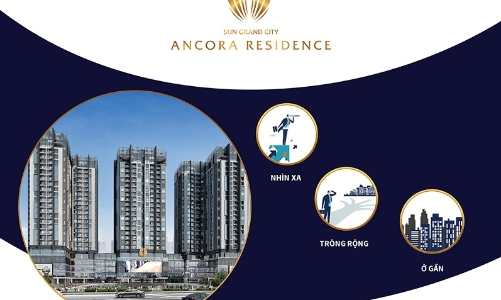 Ancora Residence, căn hộ cao cấp hướng sông, hướng hồ