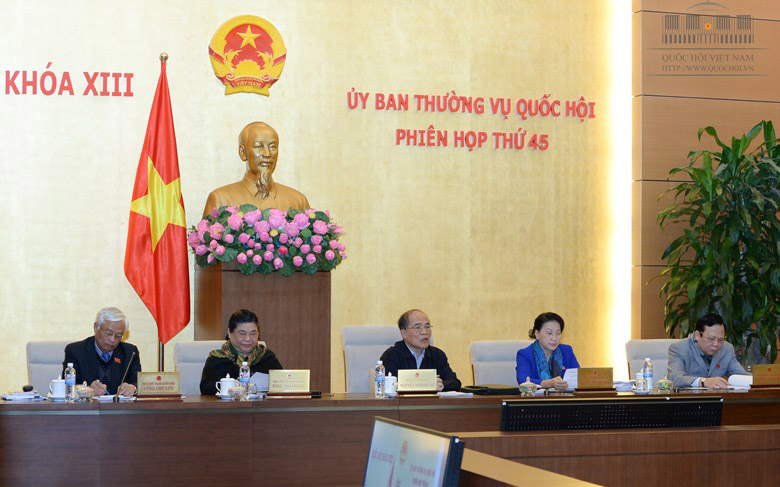 <font face="Arial, Verdana"><span style="font-size: 13.3333px;">Uỷ ban Thường vụ Quốc hội cho ý kiến về dự thảo báo cáo công tác nhiệm kỳ 2011 - 2016 của Chủ tịch nước.</span></font>