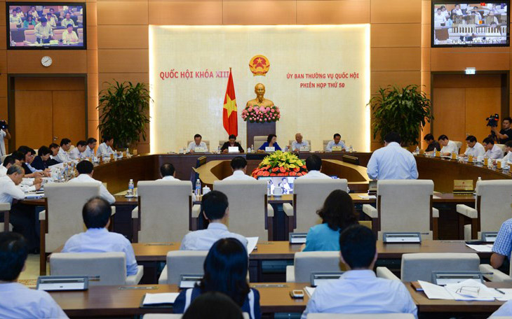 Uỷ ban Thường vụ Quốc hội tiếp tục phiên họp thứ 50.
