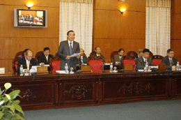 Phiên họp thứ 26 của Ủy ban Thường vụ Quốc hội.