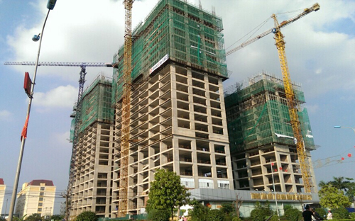 Hiện dự án đã xây dựng đến tầng 28, dự kiến sẽ bàn giao nhà vào quý 1/2018.