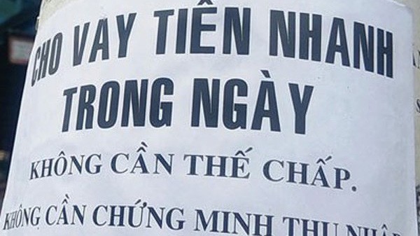 Tín dụng đen hoành hành khắp mọi nơi. 