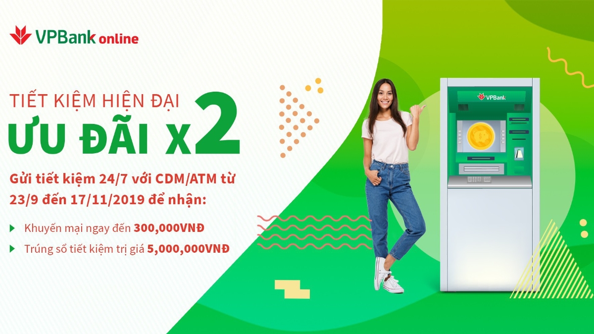 VPBank đã đưa vào khai thác hơn 150 máy CDM, trong đó có hơn 53 máy tại Hà Nội và 49 máy tại Tp.HCM.