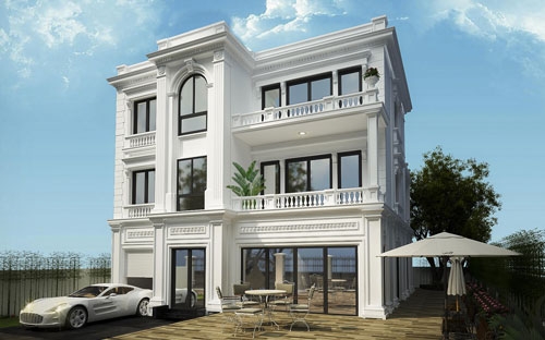 Pearl Villas chỉ có duy nhất 61 căn biệt thự đơn lập, biệt thự song lập và nhà liền kề, có diện tích từ 99m2 - 320m2 và được xây dựng 3,5 tầng.
