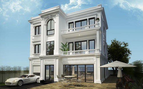 Pearl Villas chỉ có duy nhất 61 căn biệt thự đơn lập, biệt thự song lập và nhà liền kề, có diện tích từ 99m2 - 320m2 và được xây dựng 3,5 tầng. 