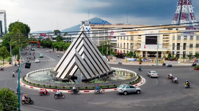 Một góc Thành phố Tây Ninh. 