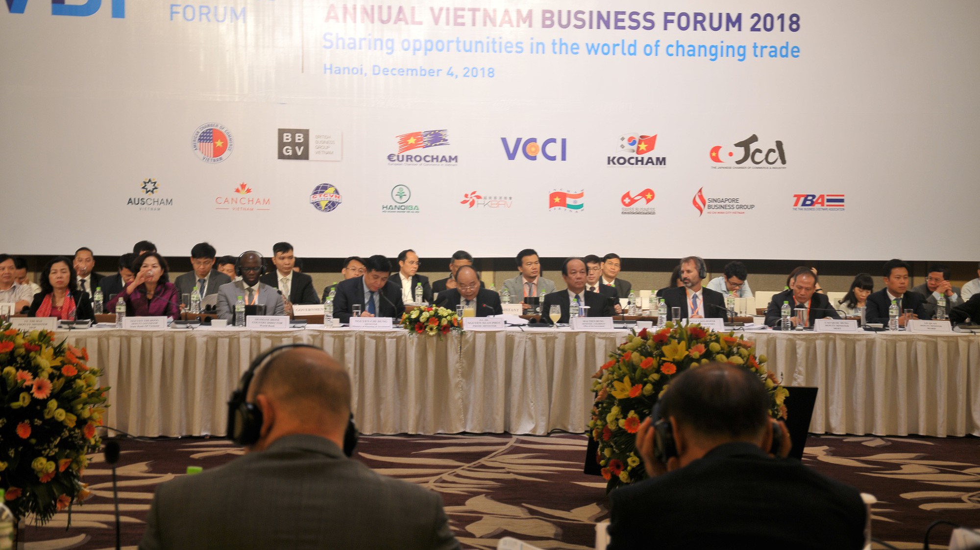 VBF 2018 ghi nhận nhiều kiến nghị của các hiệp hội doanh nghiệp nước ngoài.