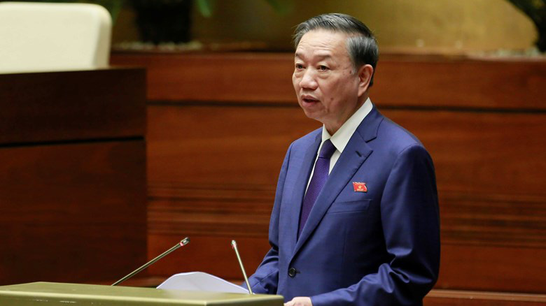 Bộ trưởng Bộ Công an Tô Lâm 