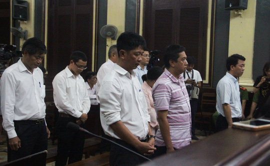 Các bị cáo nguyên là lãnh đạo, nhân viên Công ty VN Pharma tại phiên tòa xét xử hôm 21- 25/8 vừa qua.<br>