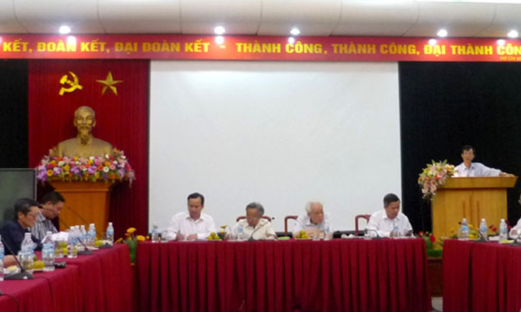 Tọa đàm liên quan đến vấn đề biển Đông của Mặt trận Tổ quốc Việt Nam.