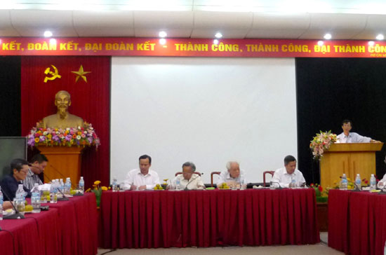 Tọa đàm liên quan đến vấn đề biển Đông của Mặt trận Tổ quốc Việt Nam.