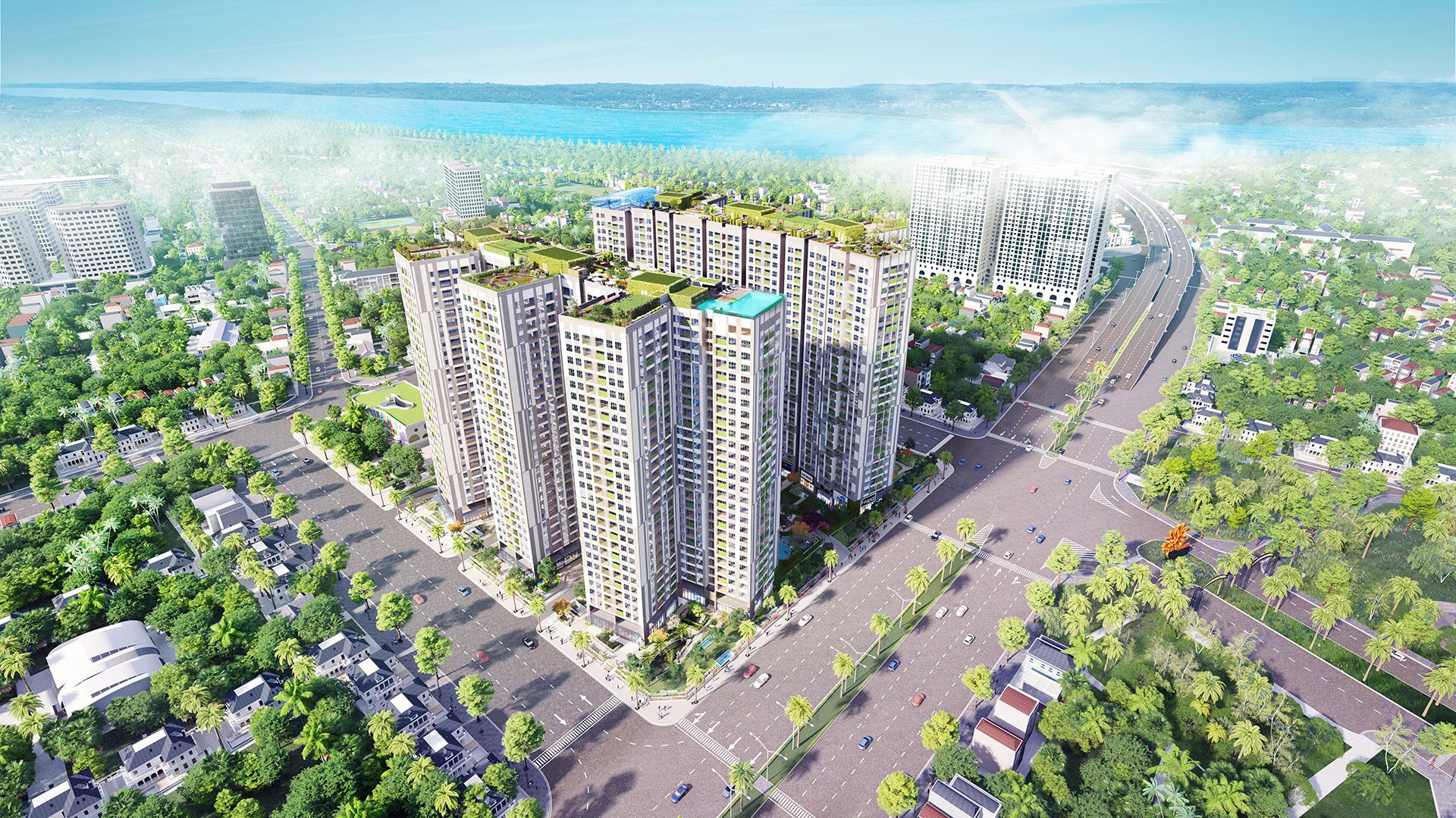 Phối cảnh dự án Imperia Sky Garden.