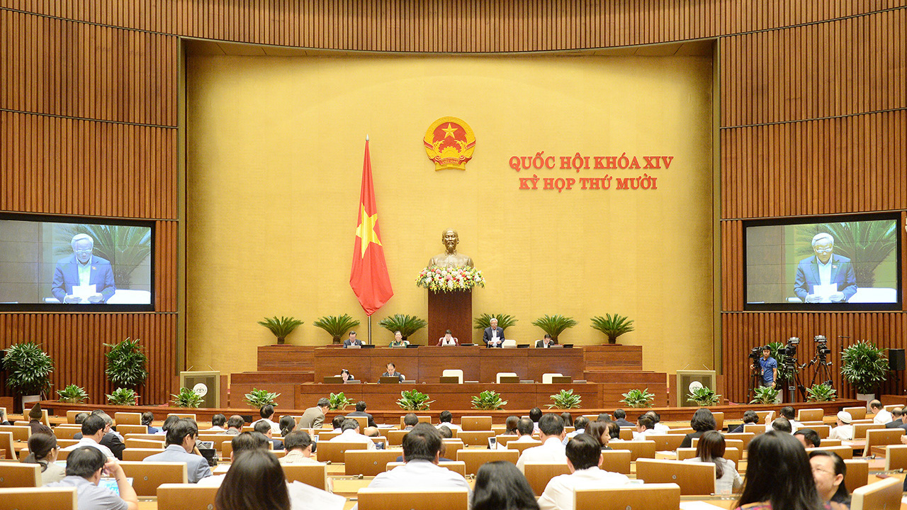 Toàn cảnh phiên họp Quốc hội chiều 13/11 - Ảnh: Quochoi.vn