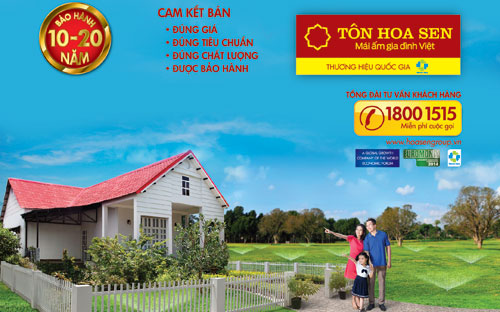 Một trong những cam kết mà tập đoàn Hoa Sen duy trì trong nhiều năm nay là tuân thủ nghiêm ngặt các tiêu chuẩn quốc, để tạo ra những sản phẩm tốt nhất và an toàn nhất cho người dùng.