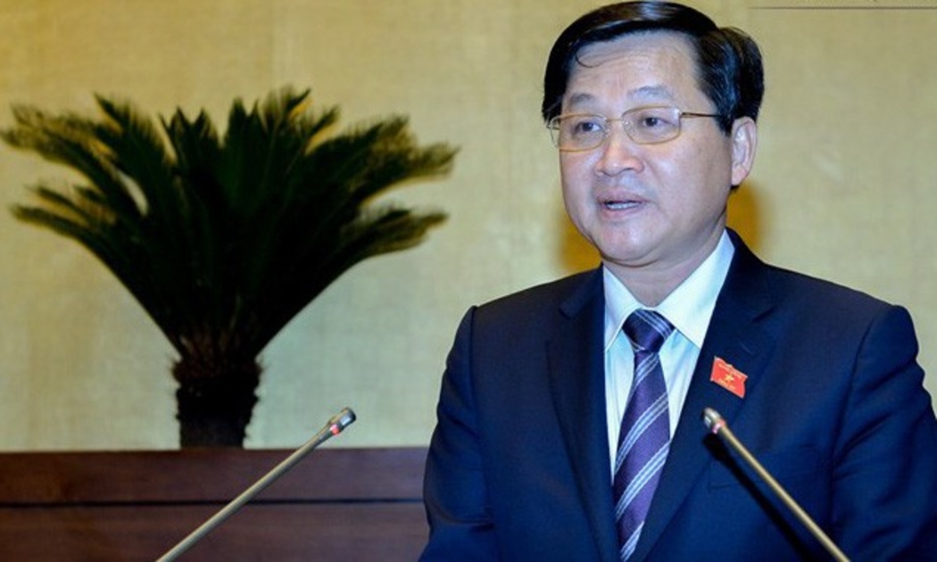 Tổng thanh tra Chính phủ Lê Minh Khái trình bày báo cáo tiếp thu, giải trình.