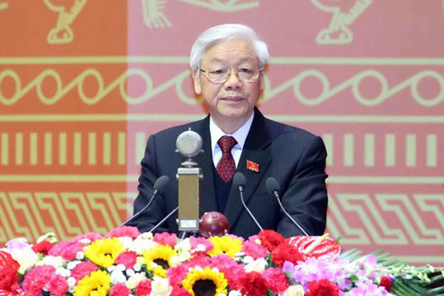 Nguy cơ tụt hậu xa hơn về kinh tế đã được Tổng bí thư nhấn mạnh khi trình bày báo cáo về các văn kiện Đại hội đảng 12 trong phiên khai mạc sáng 21/1.<br>